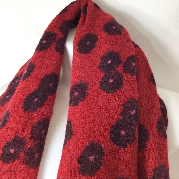 Staring at stars scarf wrap women red infinity - Picture 2 of 7